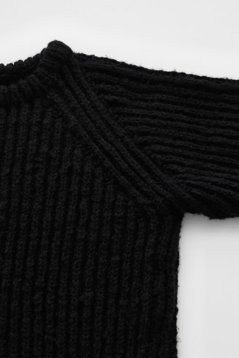 - TRITON - knit, color GOAT BLACK --- by"YANABA"