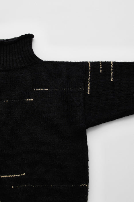- DESPINA - knit, color GOAT BLACK --- by"YANABA"