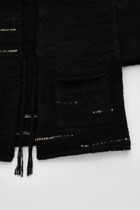 - GALATEA - knit, color GOAT BLACK --- by"YANABA"