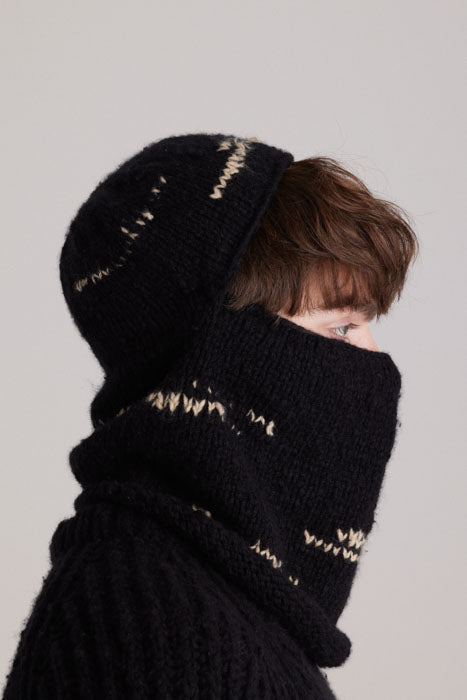 - NESO - knit, color GOAT BLACK --- by"YANABA"