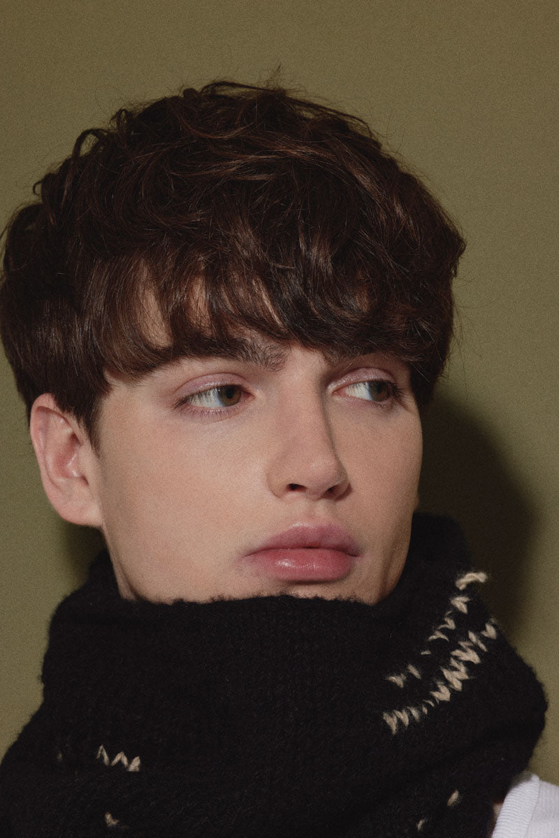 - NESO - knit, color GOAT BLACK --- by"YANABA"