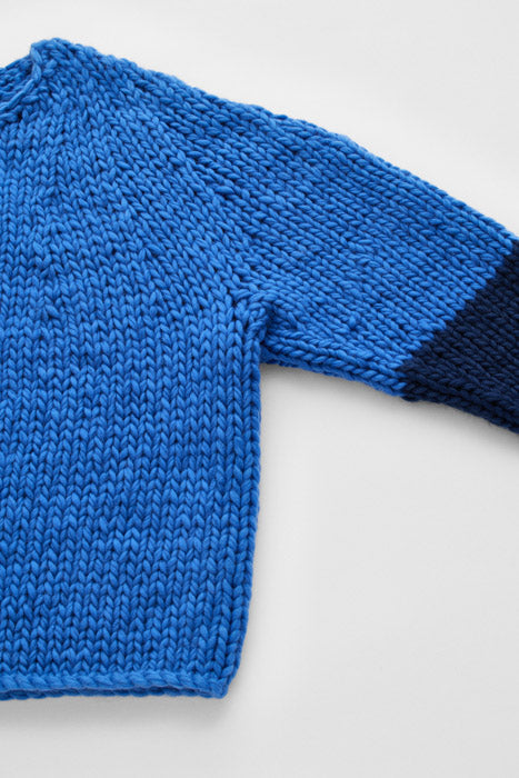 - SAO - knit, color KLEIN BLUE --- by"YANABA"