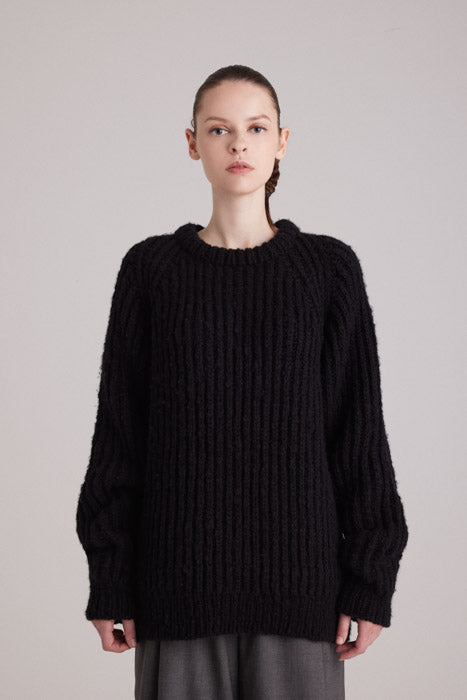 - TRITON - knit, color GOAT BLACK --- by"YANABA" 